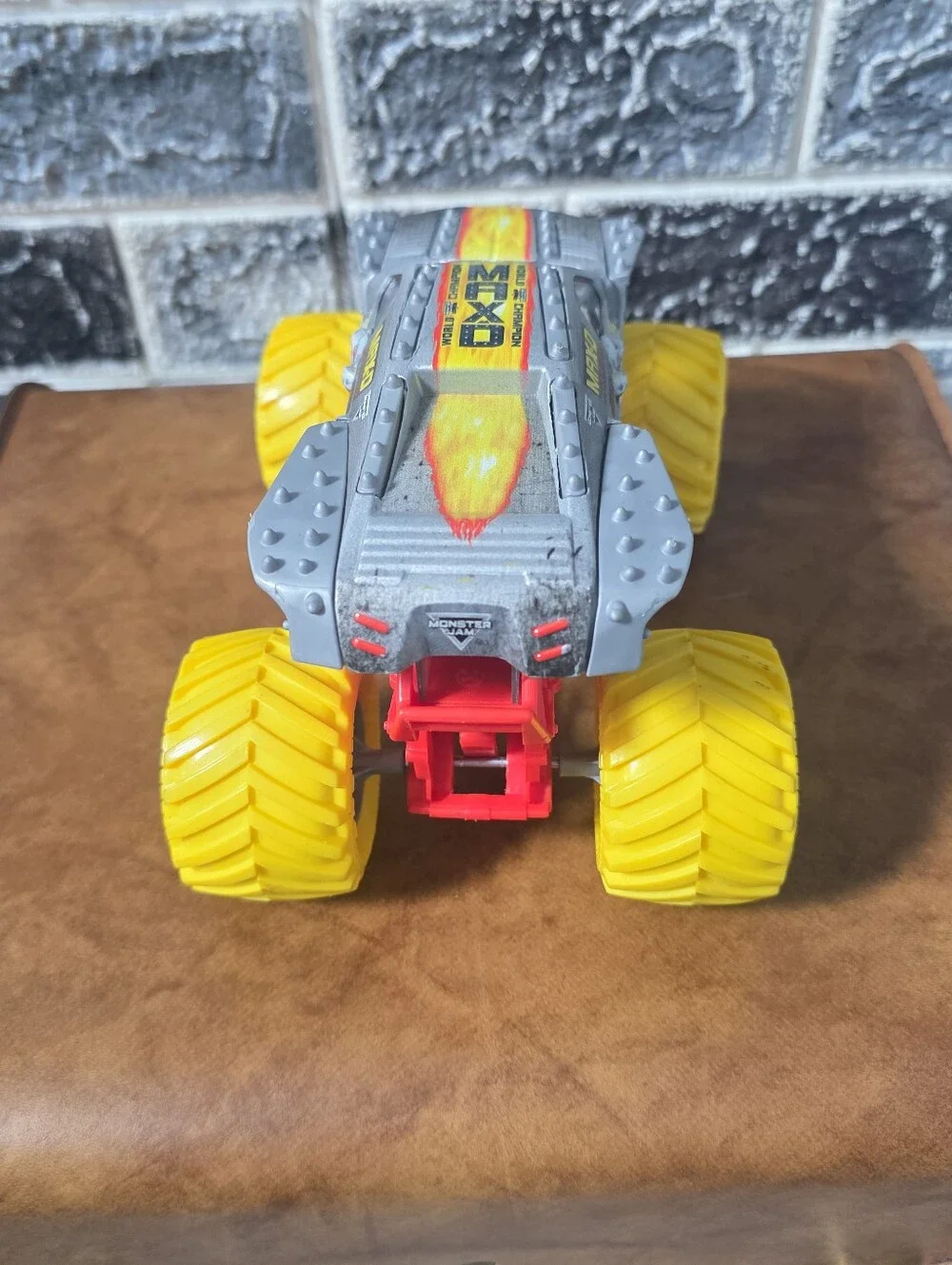 Yellow & Red Monster Truck Toy - Kids Toys
